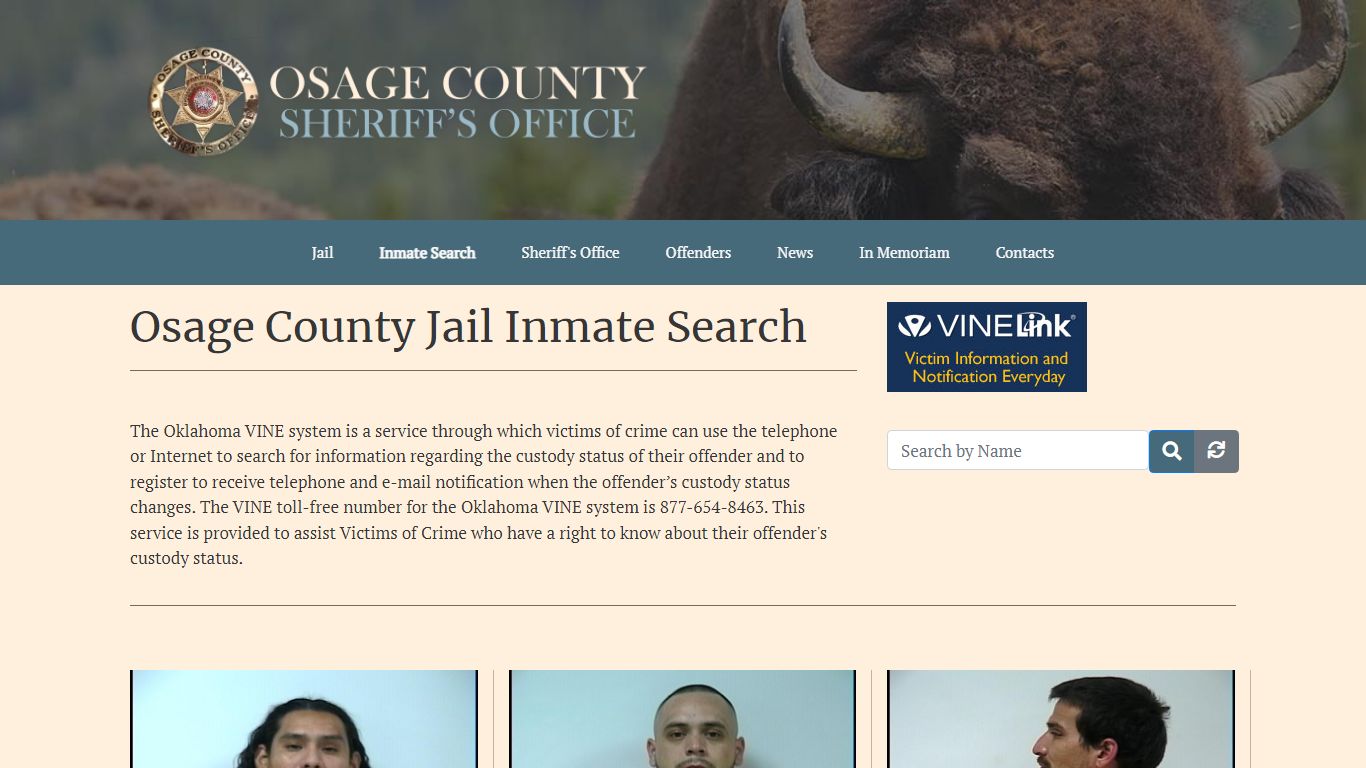 Inmate Search - Osage County Jail